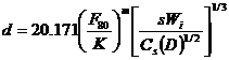怎樣計(jì)算球磨機(jī)的研磨體直徑？